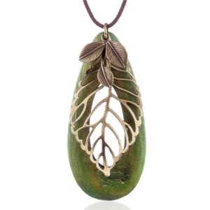 Colier Green Leaf