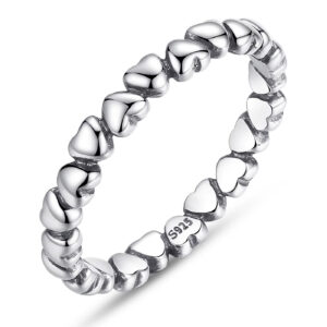 Inel din argint Silver Hearts
