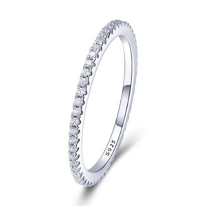 Inel din argint Eternity White